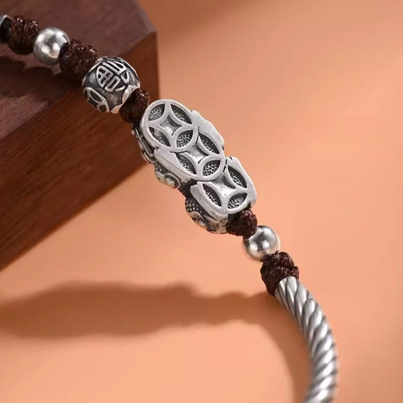 Vintage Pi Xiu Braided Blessing Bracelet