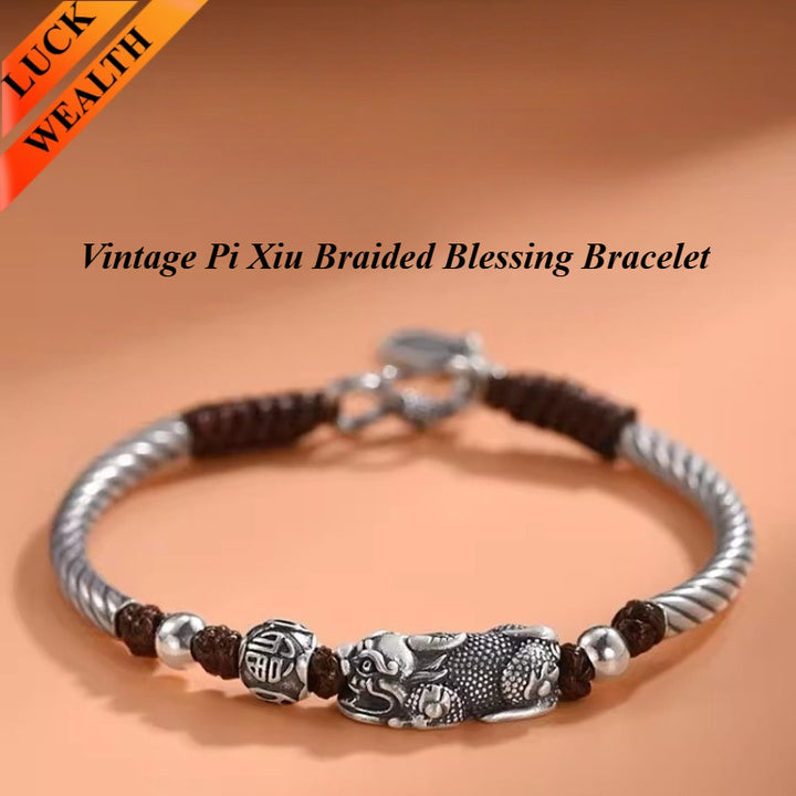 Vintage Pi Xiu Braided Blessing Bracelet