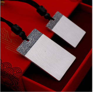 Ancient Method Peace and Safety Talisman Necklace for attracting good luck and protection0