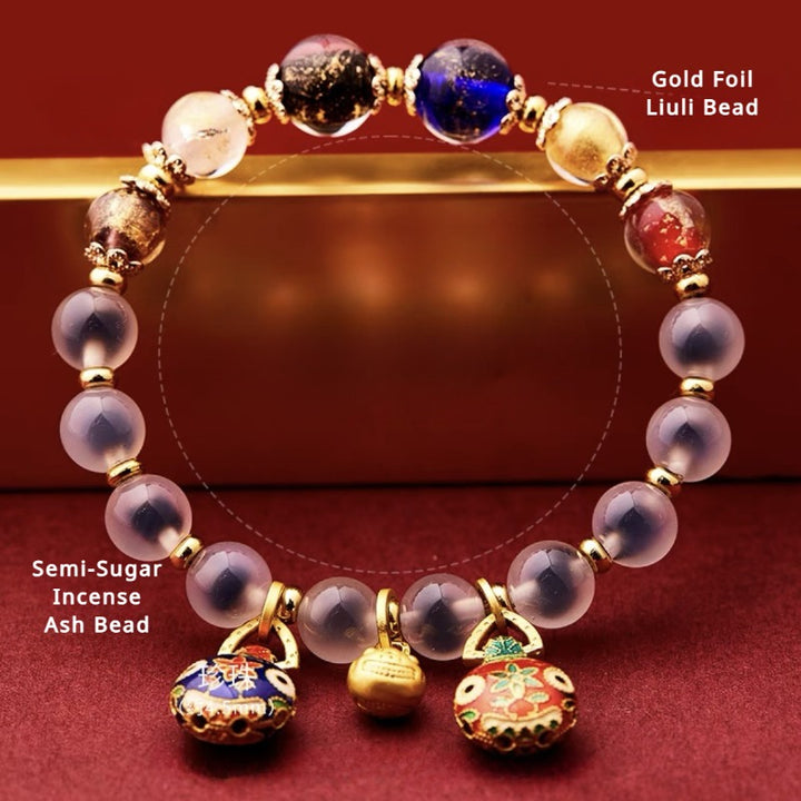 Semi-Sugar Agate Gold Swallowing Beast Bracelet for good luck, protection, Buddhist Guardian, wealth, and health1