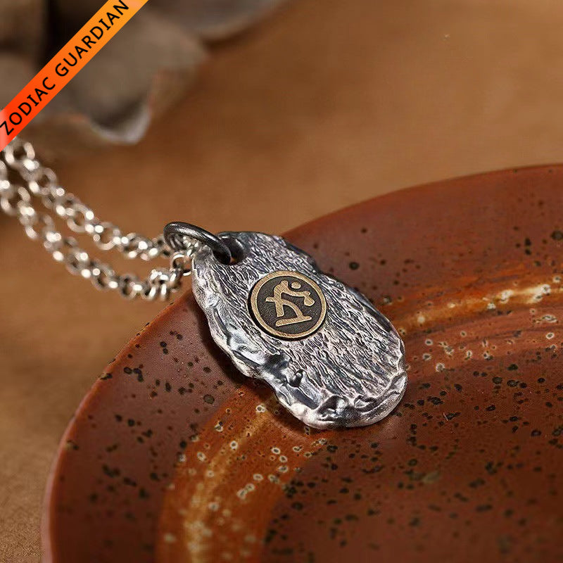 Zodiac Guardian Buddha Necklace for attracting good luck, protection, wealth, and health0