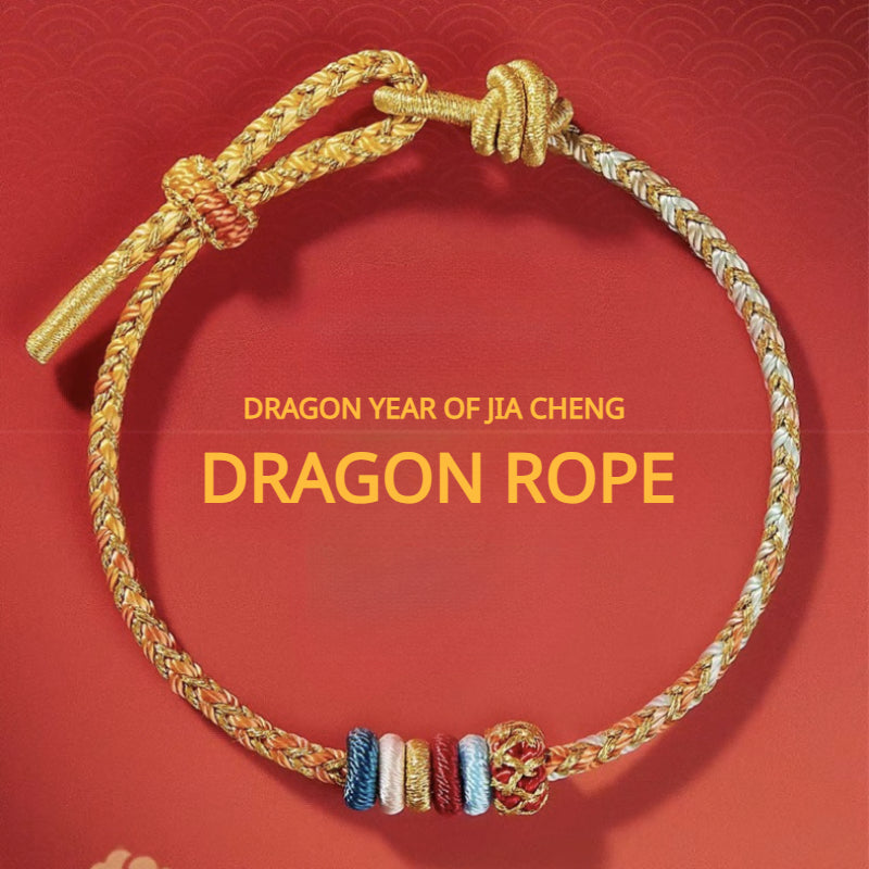 2024 Year of the Dragon Blessing Braided Bracelet for attracting good luck4
