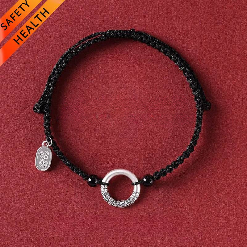 Peaceful Circle Braided Bracelet for attracting good luck, protection, wealth, and health2
