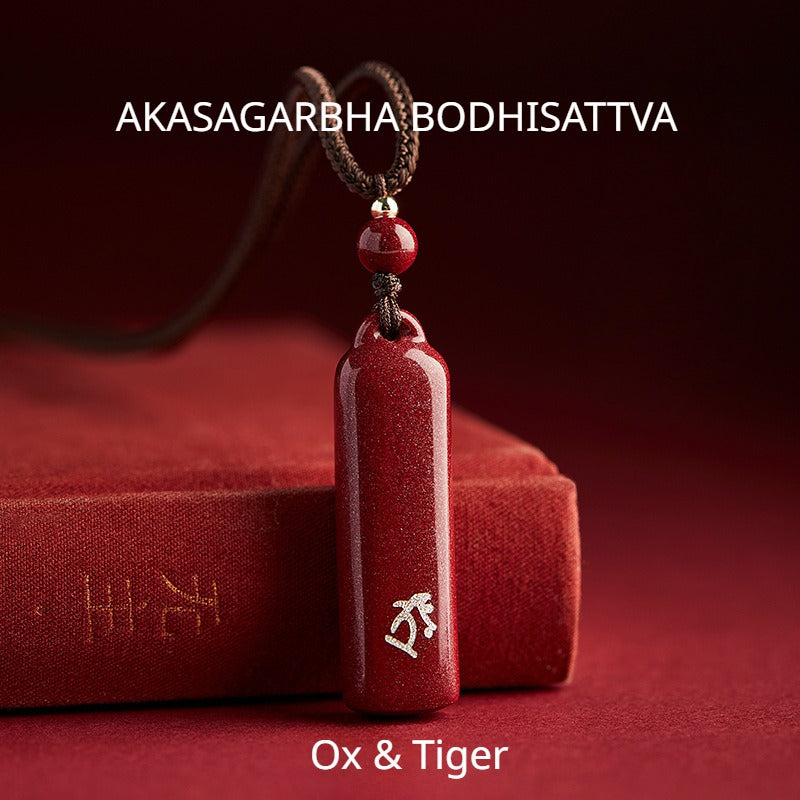 Twelve Chinese Zodiac Guardian Buddha Cinnabar Pendant for attracting good luck, protection, wealth, and health3