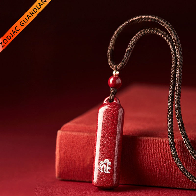 Twelve Chinese Zodiac Guardian Buddha Cinnabar Pendant for attracting good luck, protection, wealth, and health8