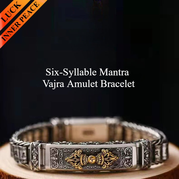 Six-Syllable Mantra Vajra Amulet Bracelet