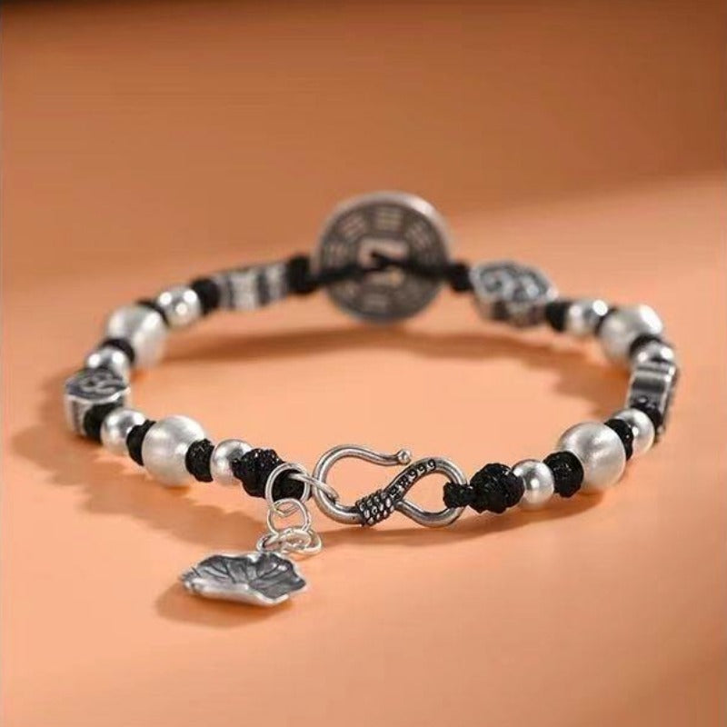 Auspicious Cloud Ancient Coin Safe Passage Bracelet