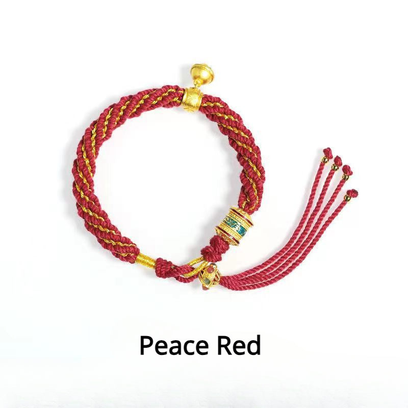 Six-Character Mantra Tibetan Style Bracelet for good luck, protection, Buddhist guardian, wealth, and health4