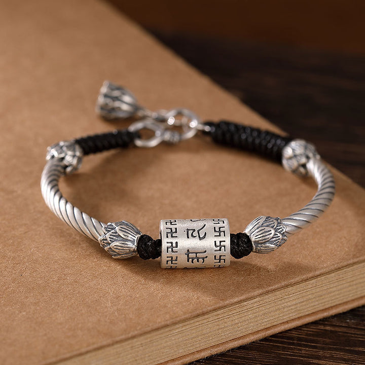 Six-Syllable Mantra Auspicious Cloud Braided Bracelet