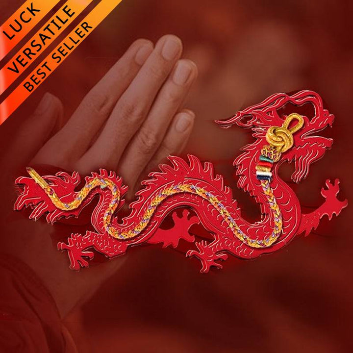 2024 Year of the Dragon Blessing Braided Bracelet for attracting good luck3