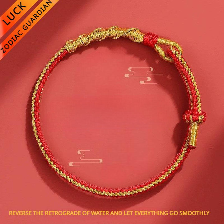 Handwoven Zodiac Red String Bracelet